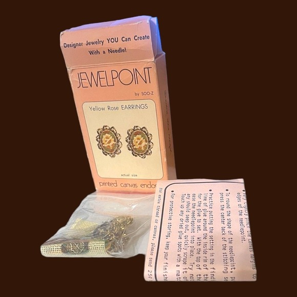 Jewelpoint Crewel Earring Craft Set - Picture 5 of 7